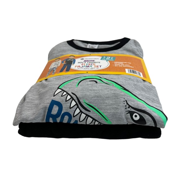 NWT 2 Pack- Dinosaur Long Sleeve and Pants Pajama Set Size 6 - Picture 3 of 9